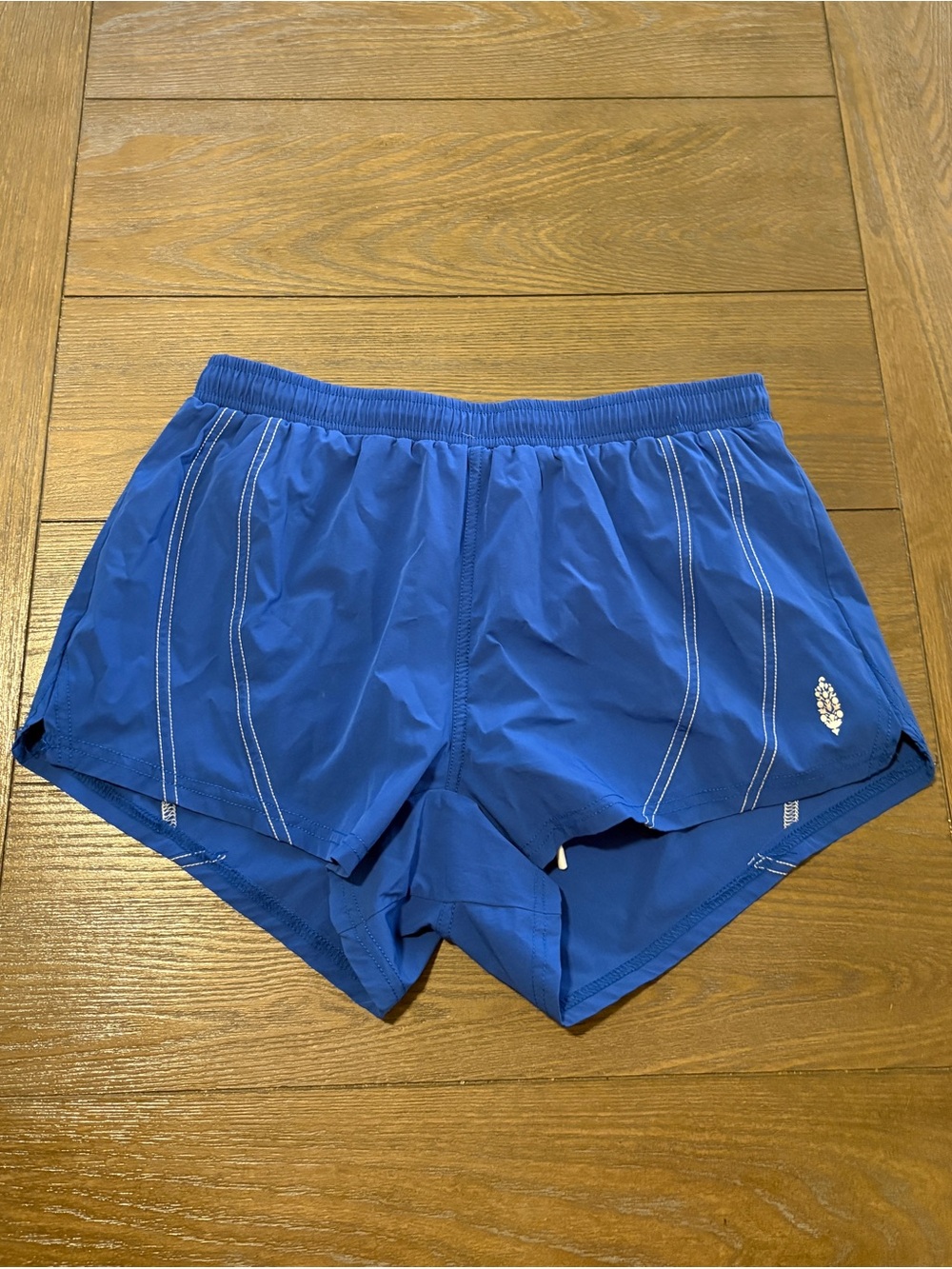 Free People Royal Blue Athletic Running Shorts